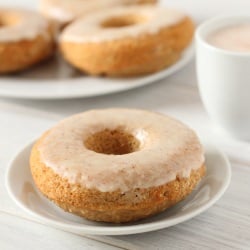 Whole Grain Baked Eggnog Donuts