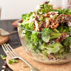 Sweet + Creamy Broccoli Salad