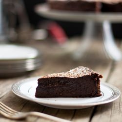 Chocolate Hazelnut Truffle Cake