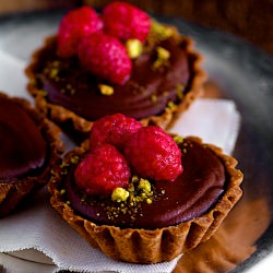 Dark Chocolate Raspberry Tartlets