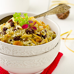 Rice w/ Almonds & Raisins