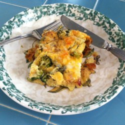 Broccoli and Bacon Strata
