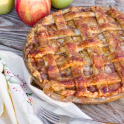 Salted Caramel Apple Pie