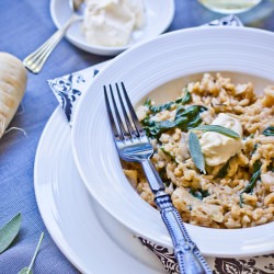 Parsnip & Sage Risotto