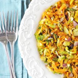 Brussels Sprouts-Sweet Potato Hash