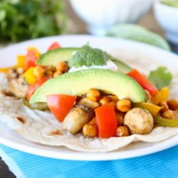 Roasted Chickpea Fajitas