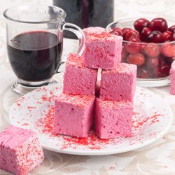Cassis-Cherry Marshmallows