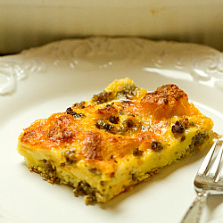 Sausage, Egg, & Cheese Casserole