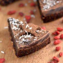 Raw Mint Brownie Cake