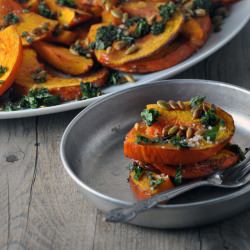 Roasted Squash with Mint