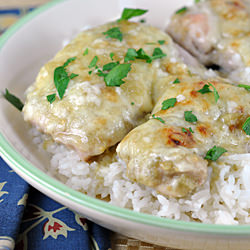 Baked Chicken w/ Salsa Verde