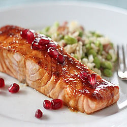 Pomegranate Glazed Salmon