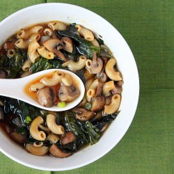 Mushroom Chard Shallot Soup