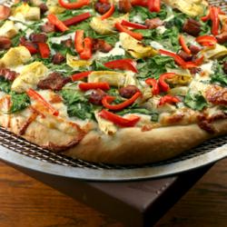 Garlic Bacon Pizza