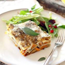 Brussels Sprout Butternut Lasagna