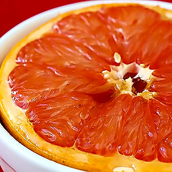 Brown Sugar Broiled Grapefruit