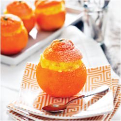 Frozen Clementine Sorbet