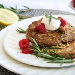Lemon Rosemary Pancakes
