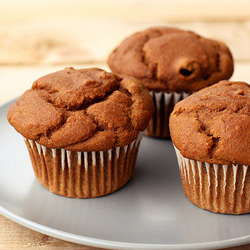 Pumpkin Gingerbread Muffins