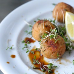 Fishballs with Watercress