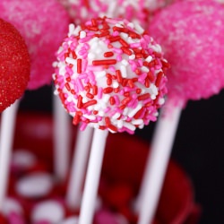 Pink Velvet Cake Pops