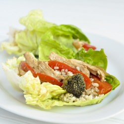 Stir Fried Chicken Wraps