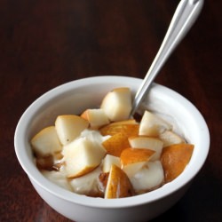 Greek Yogurt with Pears