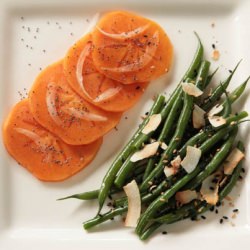 Green Beans and Persimmons