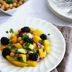 Blackberry Mango Salsa Salad