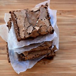 Skinny Salted Brownies