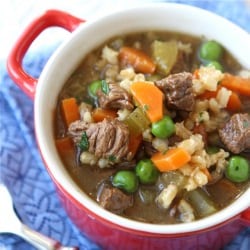 Bison Barley Soup