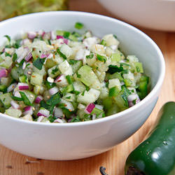Tomatillo Pico de Gallo