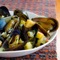 Mussels with Apple & Bacon