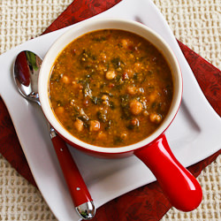 Chickpea and Spinach Soup