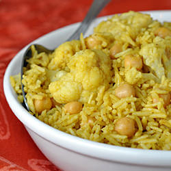 Curried Cauliflower Rice