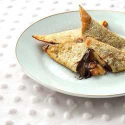 Nutella & Banana Wontons