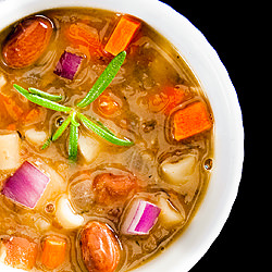 Tuscan Bean and Pasta Soup