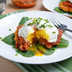 Quinoa Cakes with Egg