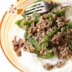 Stir Fried Minced Chicken