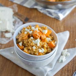 Sweet Potato Farro Risotto