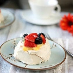 Mini Pavlova w/ Summer Berries