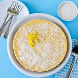 Lemon Coconut Cheesecake