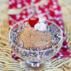 Dark Chocolate Brownie Batter Dip