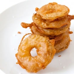 Beer Battered Apples