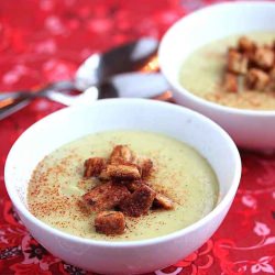 Cauliflower and Chestnut Soup