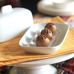 Peanut Butter Brownie Truffles