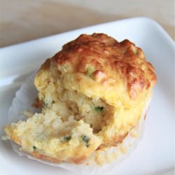 Savory Cheese and Chive Muffins