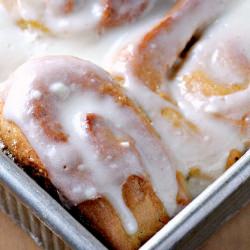 Meyer Lemon Rosemary Sticky Buns