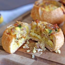 Stuffed Breakfast Rolls