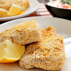Cornmeal Tilapia with Tartar Sauce